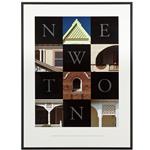 framed collage Newton massachusetts Poster