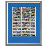frame postage stamps of the u.s. "States"