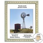 Waban Collection silver wood 12x18 picture frame style 92B at Frame It Waban Gallery