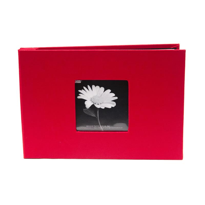 Pioneer 5x7 E-Z Load Memory Book - red fabric - MB57CBF/R