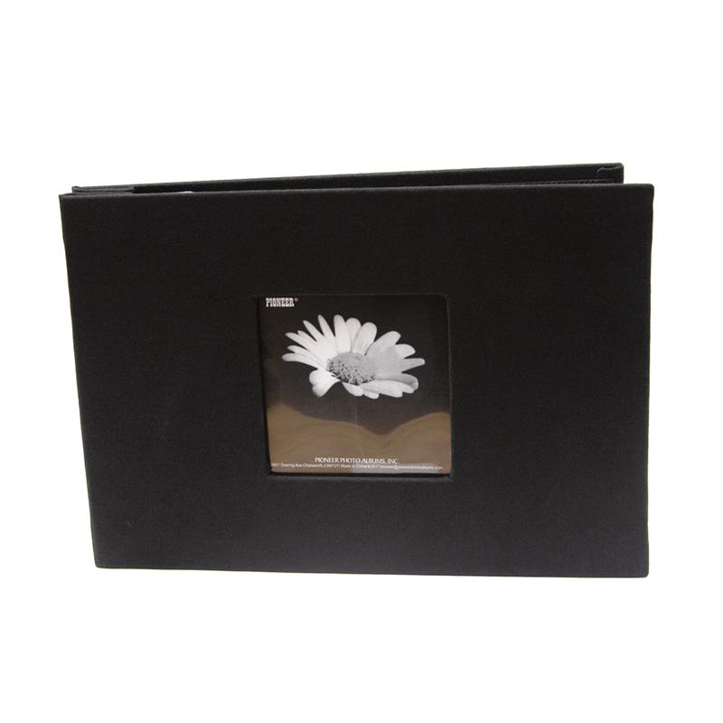 Pioneer 5x7 E-Z Load Memory Book - black fabric - MB57CBF/BK