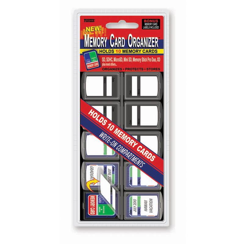 Pioneer 10-Card SD/XD/MS Memory Card Organizer - MCO-10  at Frame it Waban Gallery
