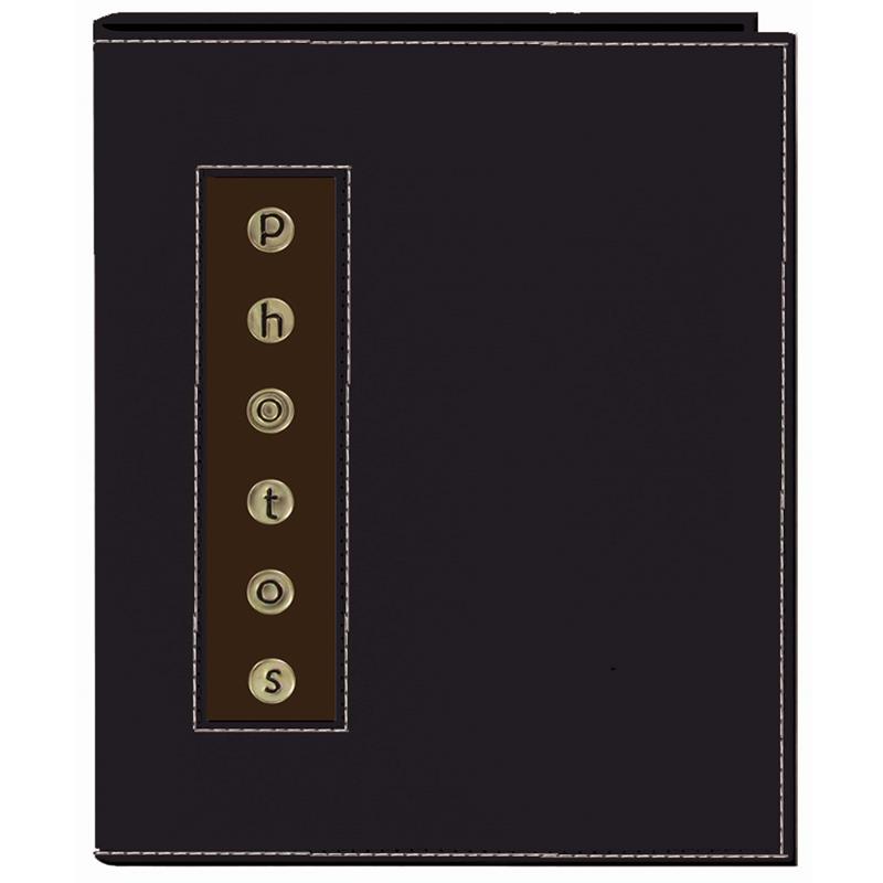 Pioneer Metal Buttons 5x7 24-page Leatherette Photo Album CMB-57 at Frame It Waban Gallery
