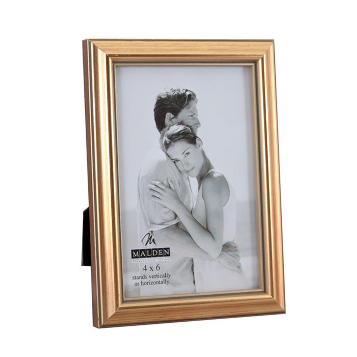 Malden International  4x6 Gold Ready Made Frame - style 566-46 | Frame It Waban Gallery
