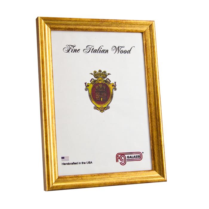 F.G. Galassi Gold wood 3.5x5 Ready Made Frame - style 13735 | Frame It Waban Gallery