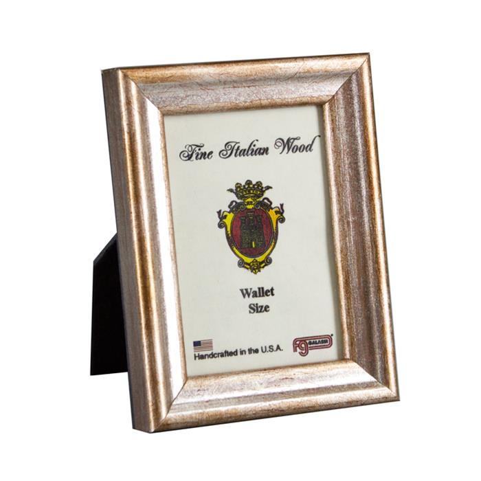 F.G. Galassi Silver 2.5x3.5 Ready Made Wood Frame - style 13823 | Frame It Waban Gallery