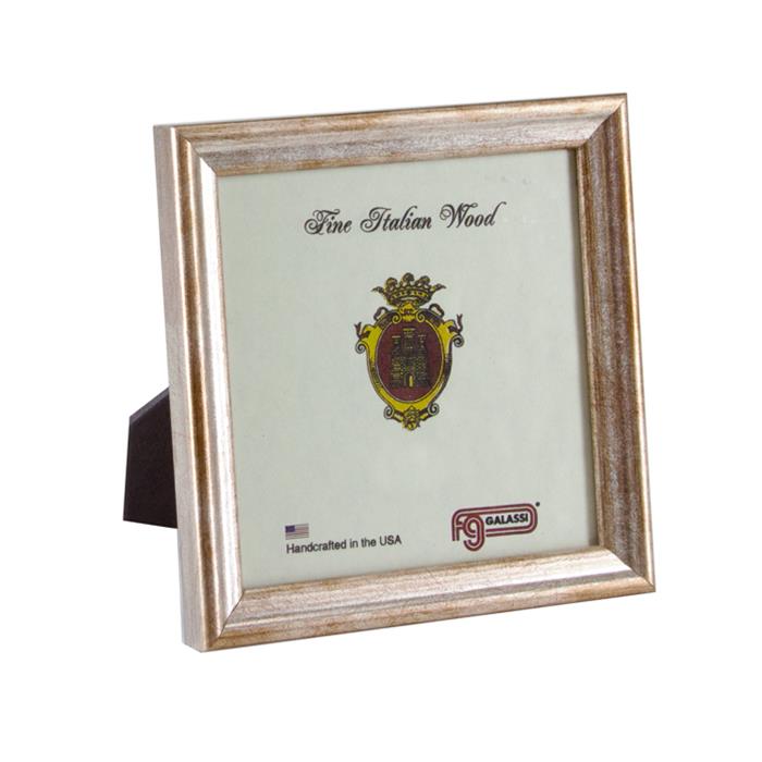 F.G. Galassi Silver 5x5 Ready Made Wood Frame - style 13855 | Frame It Waban Gallery