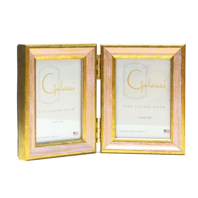 F.G. Galassi Gold and pink 2 1/2 x 3  1/2  picture frame - style 14923V2 at Frame It Waban Gallery