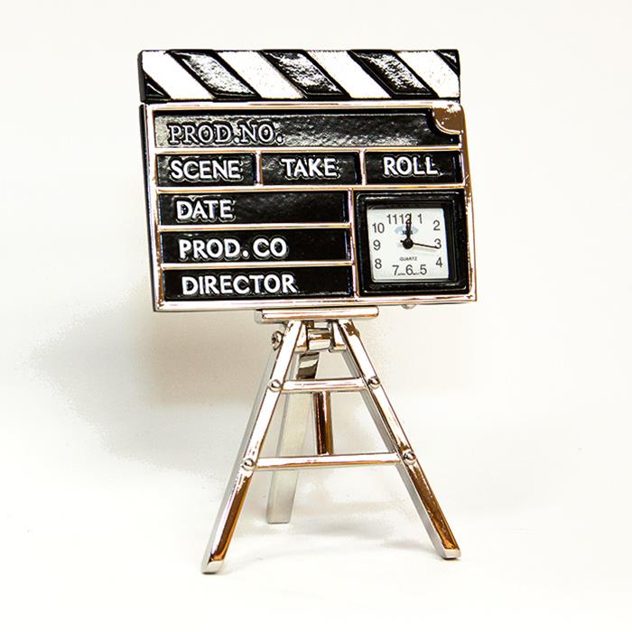 Sanis Filmmakers' Clap Board Desk Clock C3333