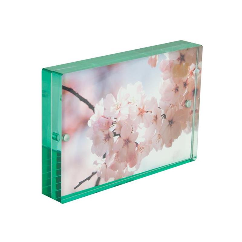 Canetti 2x3 Green Acrylic Magnet Ready Made Frame - Style LC302G | Frame It Waban Gallery