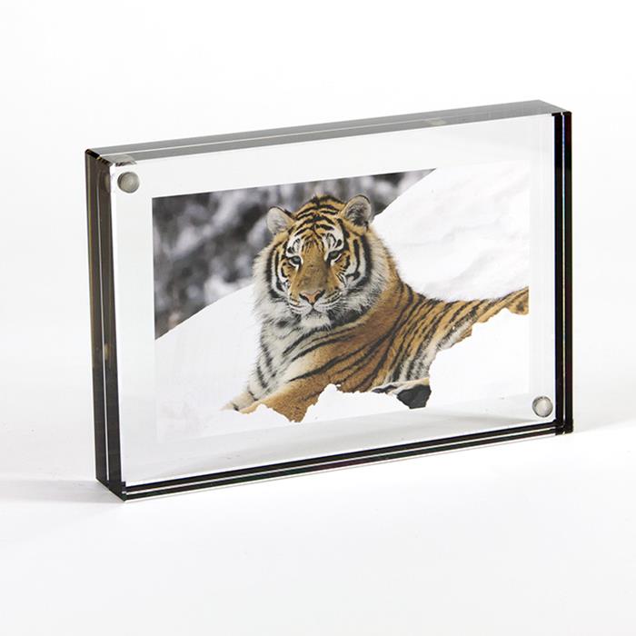 Acrylic Block Photo Frame - Clear, 4x6