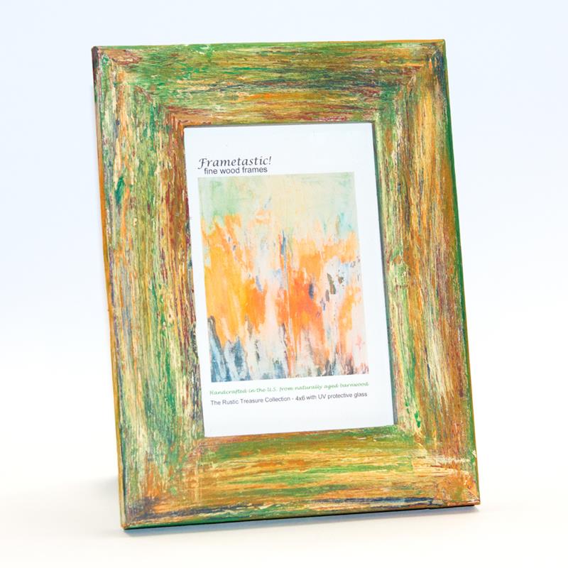 Frametastic 4x6 Modern Fresco Bright wood photo frame - ECO1-MFB-46