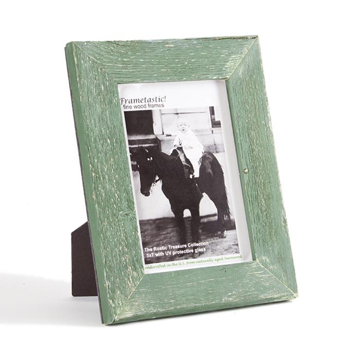 Frametastic 8x10 authentic distressed wood ready made frame style ECO1-S-80 | Frame It Waban Gallery
