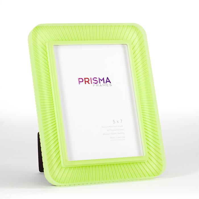 Prisma 5&#34;x7&#34; Celery Rays Acrylic Photo Frame | Frame It/ Waban Gallery