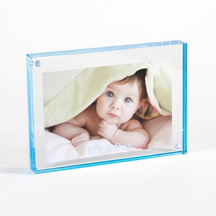 Canetti LC505A-B 5"x7" "It's A Boy!" Magnet Frame - Aqua