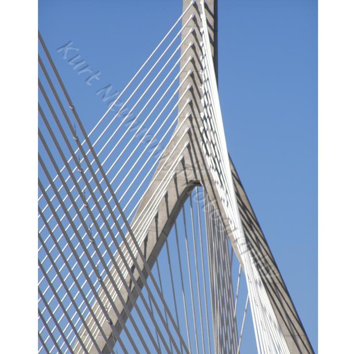 Boston Zakim Bridge photograph by Kurt Neumann | Frame It Waban Gallery