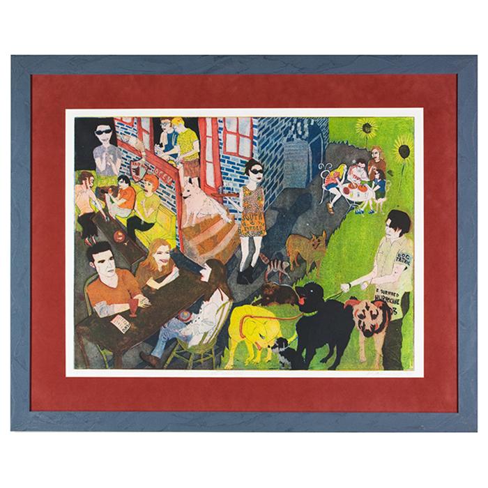 framed artwork Bad Dog Cafe
