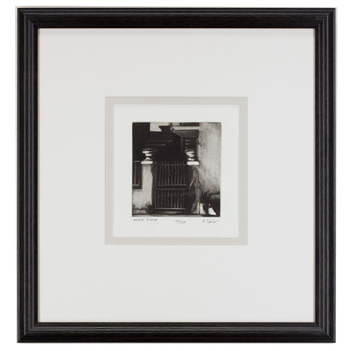 frame artwork "Monte Isola" by Anne Belov