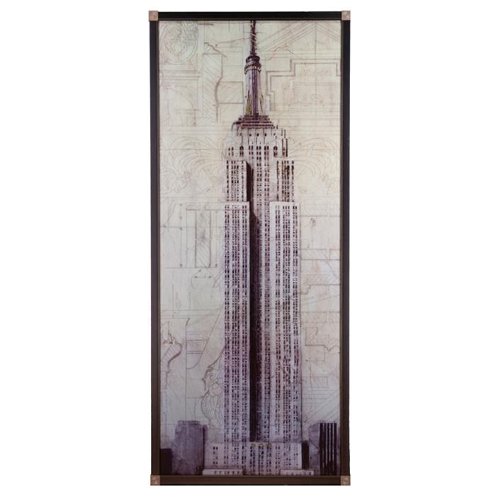 framed artwork Empire State Building by John Douglass