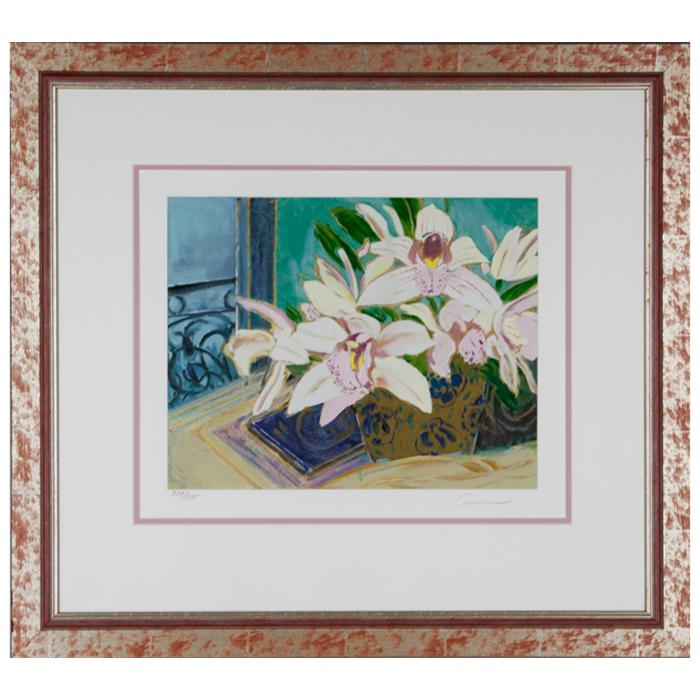 framed artwork "Petite Fleur Suite 1" by Ellen Gunn