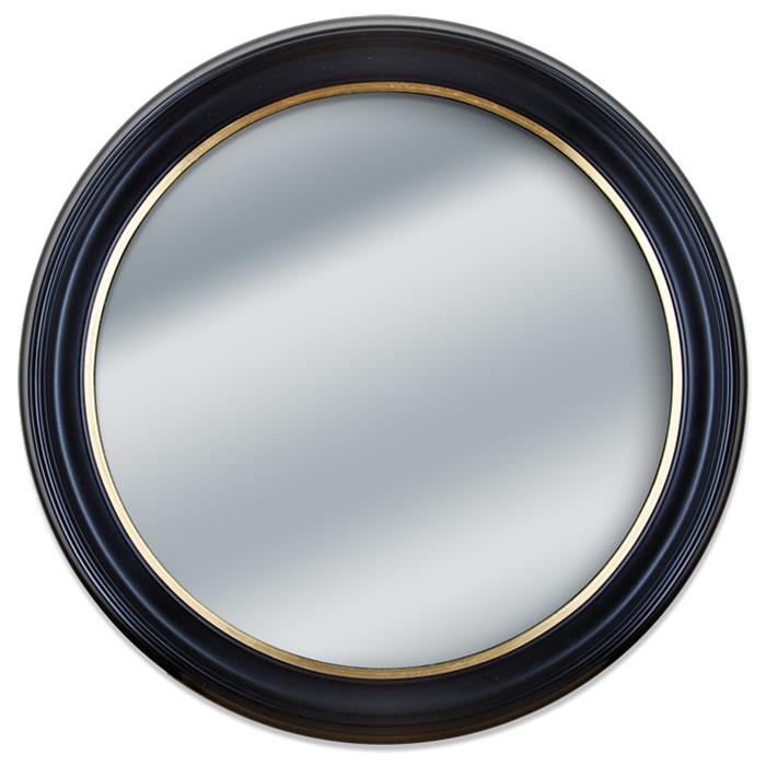 Round mirror clearance black frame