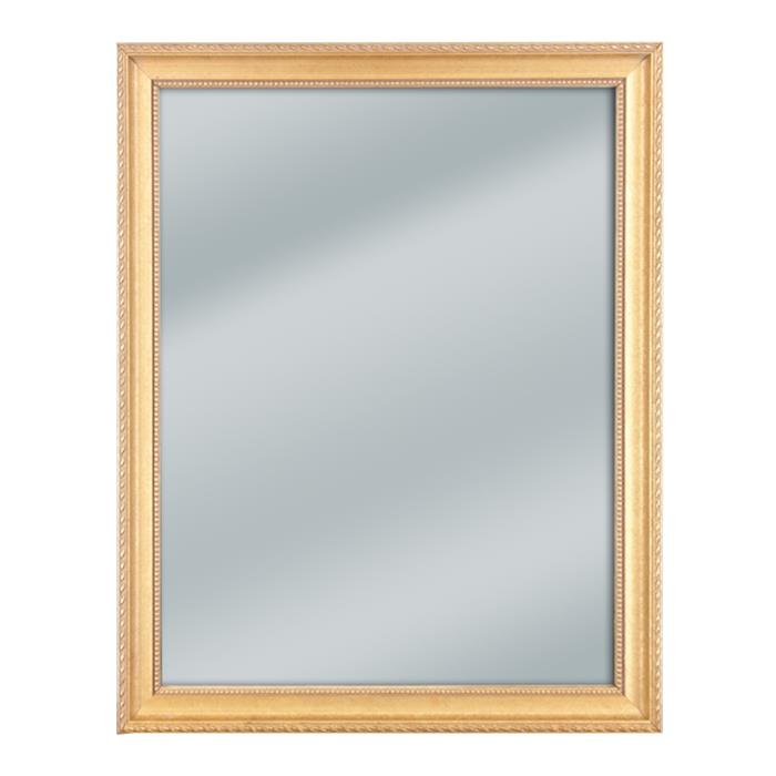 Decorative Sloped Gold framed mirror 14 3/4 x 18 3/4  | Frame It Waban Gallery