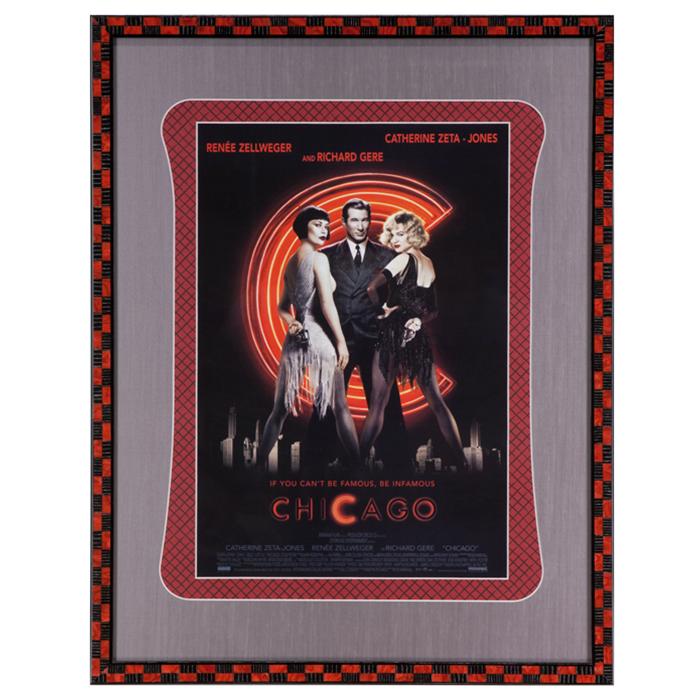 framed movie poster CHICAGO