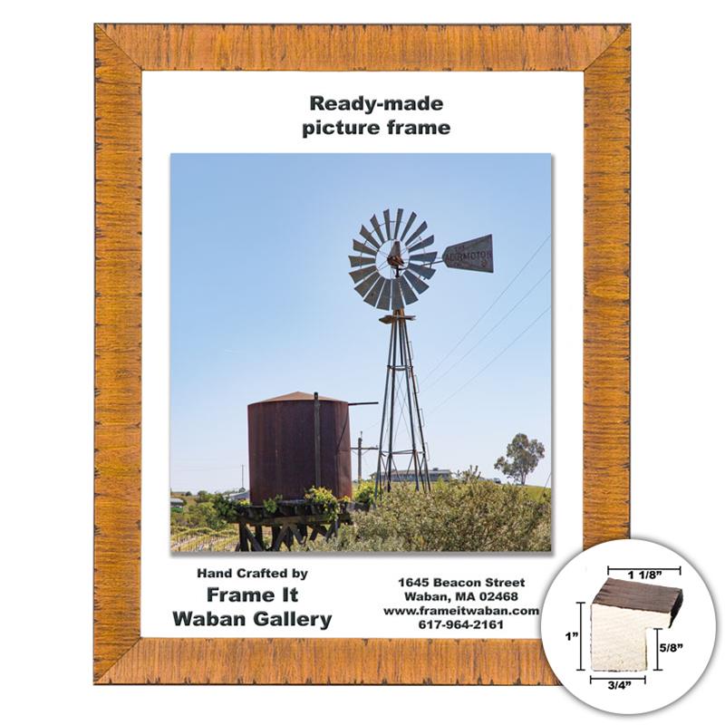 Waban Collection chestnut wood 11x14 picture frame style 369B at Frame It Waban Gallery