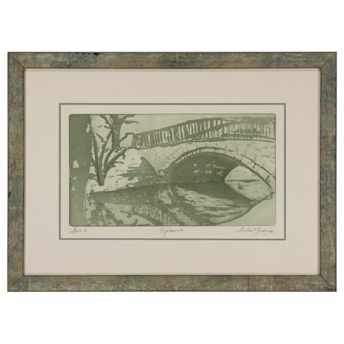 framed artwork "Esplanade" by Suhat Zhangiani