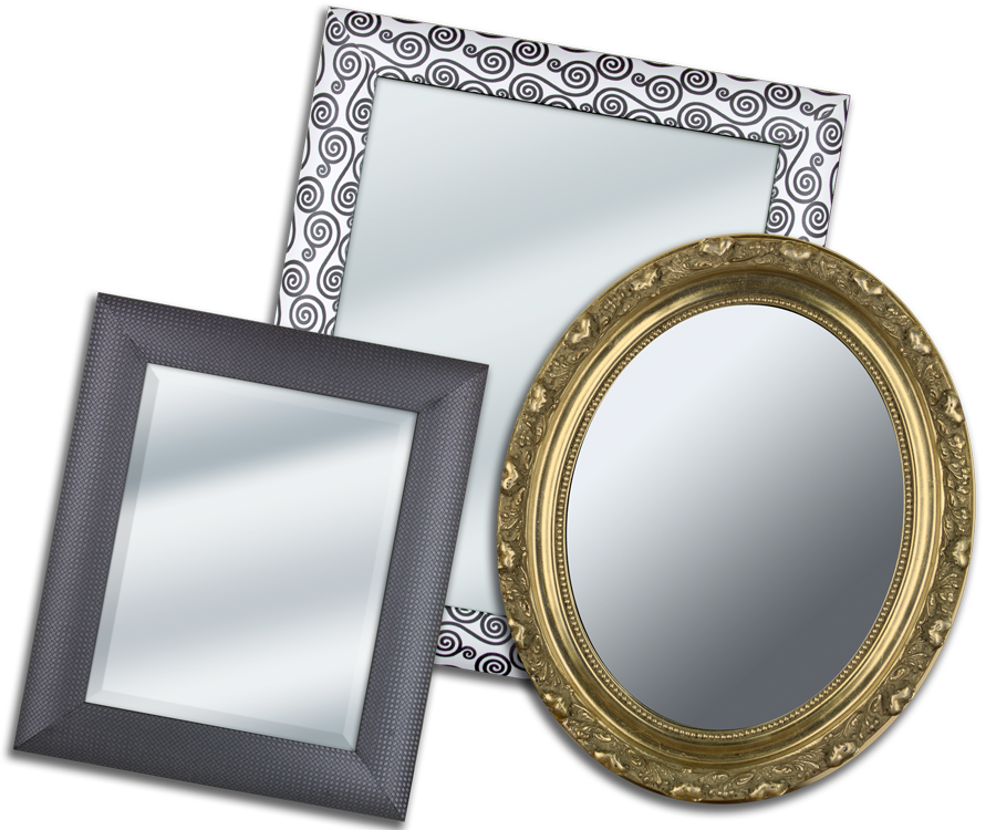 Custom Mirrors from Frame It/ Waban Gallery